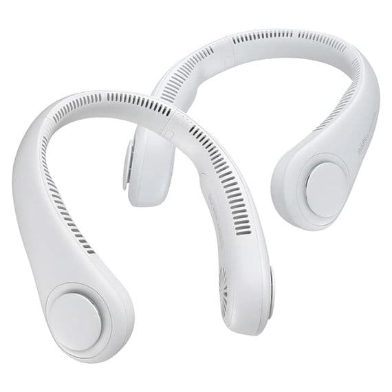 JISULIFE Portable Rechargeable Neck Fan Pack of 2