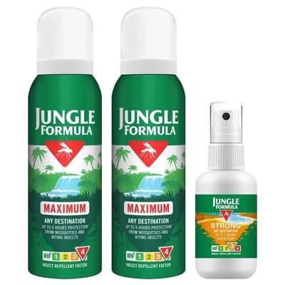Jungle Formula Insect Repellent Pack 2x125ml + 60ml