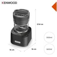 KENWOOD Duo Prep CHP80.00BK 2-in-1 Chopper & Grinder - Black