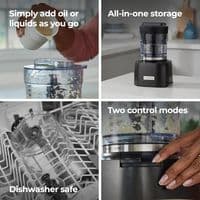 KENWOOD Duo Prep CHP80.00BK 2-in-1 Chopper & Grinder - Black