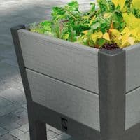 Keter Cortina Elevated Garden Bed 110L Smart Watering Weatherproof Resin