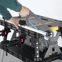 Keter Pro Series Portable Folding Work Table Bench With Clamps