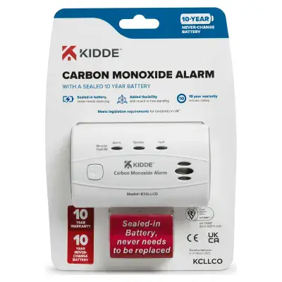 Kidde Carbon Monoxide Alarm with 10 Year Sealed Battery K10LLCO