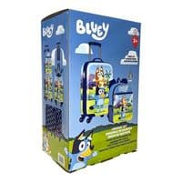 Kids 2 Piece Luggage Set Bluey Spiderman Stitch Suitcase & Backpack Travel