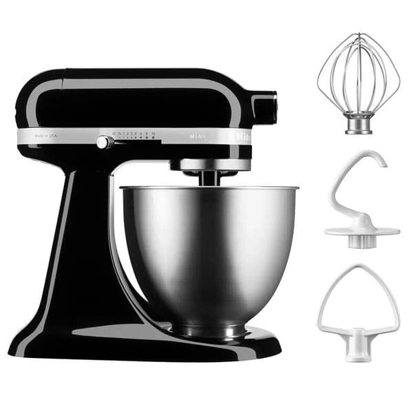 KitchenAid 3 3L Mini Stand Mixer in Black 5KSM3311XBOB