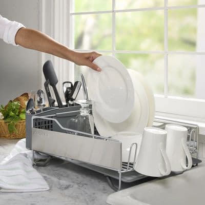 KitchenAid Full Size Dish Drying Rack Stainless Steel