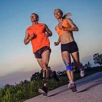 KT Tape Pro Elastic Kinesiology Therapeutic Tape 2 Pack Jet Black 40 Strips