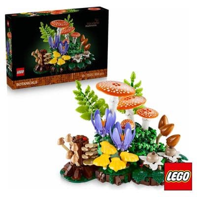 LEGO Botanicals Woodland Mushrooms 11505 806pc Nature Decor Display Set