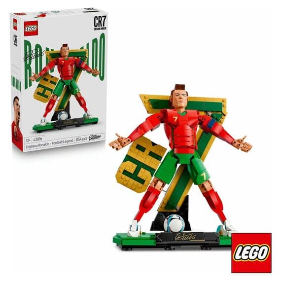 LEGO Editions Cristiano Ronaldo Football Legend 43016 854pc 2 Poses CR7 12+