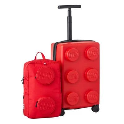 LEGO Expandable Hardside Carry-On Suitcase & Backpack Luggage Trolley Set