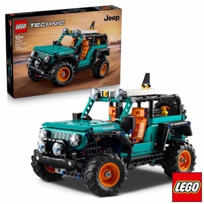 LEGO Technic Jeep Wrangler Rubicon SUV 42227 Car Model Kit 723 Pieces Age 10+