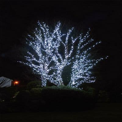 Lights4You 66ft (20m) 120 LED Ice White Outdoor String Lights