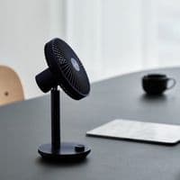LUMENA FAN STAND 4 Rechargeable Wireless Desk Fan Stand 2 Pack in Navy & White