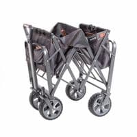 Mac Sports Heavy Duty XL Folding Wagon Camping Beach Brakes Collapsible Cart