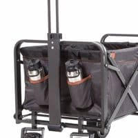 Mac Sports Heavy Duty XL Folding Wagon Camping Beach Brakes Collapsible Cart