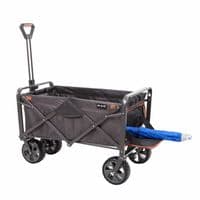 Mac Sports Heavy Duty XL Folding Wagon Camping Beach Brakes Collapsible Cart