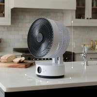 Meaco Sefte Pro Cordless Desktop Air Circulator 10” Portable Fan|40Hr Battery