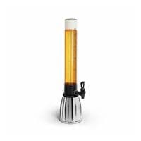 Mesa 2.6 Litre Beverage Tower Drink Dispenser with Ice Tube & Spigot