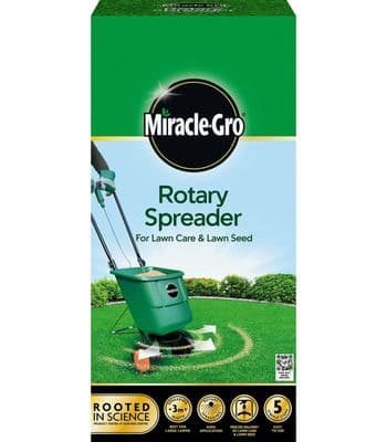 Miracle-Gro Rotary Spreader Lawn Seed Grass Feed Fertiliser Dispenser Drop