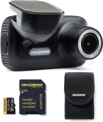 NEXTBASE Dash Cam 322GW Bundle with Carry Case + 32GB SD Card