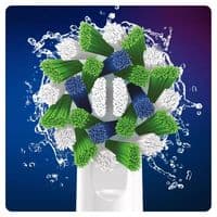 Oral-B CrossAction Brush Refill Heads 8 Pack White/Black XXL Pack CleanMaximiser