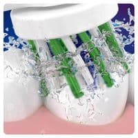 Oral-B CrossAction Brush Refill Heads 8 Pack White/Black XXL Pack CleanMaximiser