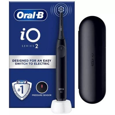 Oral-B iO Series 2 Electric Toothbrush Black with Travel Case