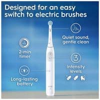 Oral-B iO Series 2 Electric Toothbrush White with Travel Case