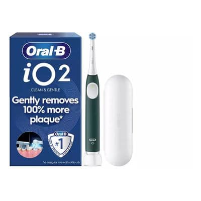 Oral-B iO2 Electric Toothbrush with Travel Case Forest Green