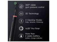 Oral-B Pro 3 3500 Electric Toothbrush Cross Action Black Edition