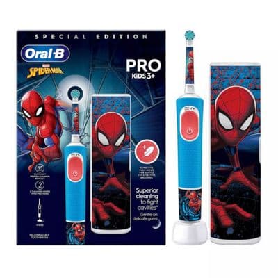 Oral-B PRO Kids Junior Electric Toothbrush Spiderman | Frozen Special Edition