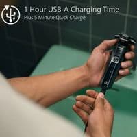 Philips Series 5 Electric Wet & Dry Shaver Trimmer, Nose Trimmer & Case S5889/11