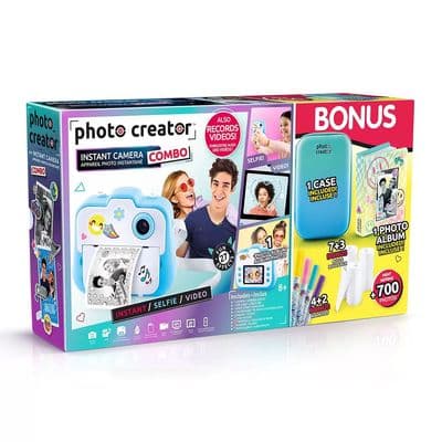 Photo Creator Instant Camera Bonus Pack 10 Rolls | 6 Markers + Case + Album