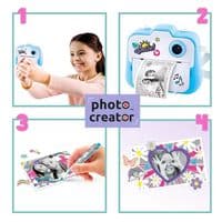 Photo Creator Instant Camera Bonus Pack 10 Rolls | 6 Markers + Case + Album