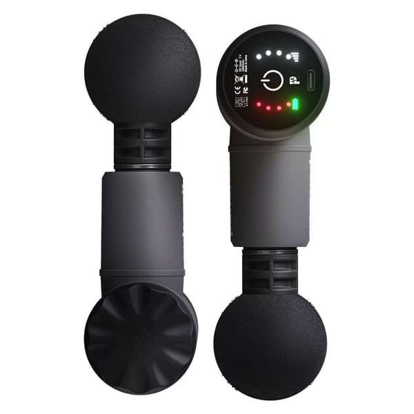 Pulseroll Mini Massage Gun with Travel Case Grey