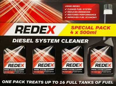 REDEX Diesel Fuel System Cleaner 4 x 500ML