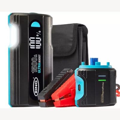 Ring ULTRABOOST 1500A Compact Jump Starter & Power Bank RJS030