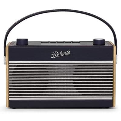 Roberts Rambler BT DAB/DAB+/FM Bluetooth Radio – Retro Style, Navy Blue