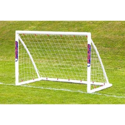 Samba 6x4ft Trainer Football Goal uPVC Locking System Heavy Net Anchors
