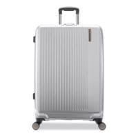 Samsonite Amplitude Large Silver Hardside Case 4 Wheel Spinner Suitcase Luggage