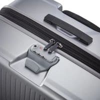 Samsonite Amplitude Large Silver Hardside Case 4 Wheel Spinner Suitcase Luggage