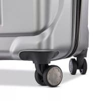 Samsonite Amplitude Large Silver Hardside Case 4 Wheel Spinner Suitcase Luggage