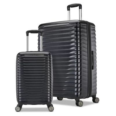 Samsonite Element XLT 2.0 Hardside 2 Piece Suitcase|Luggage Set in Black