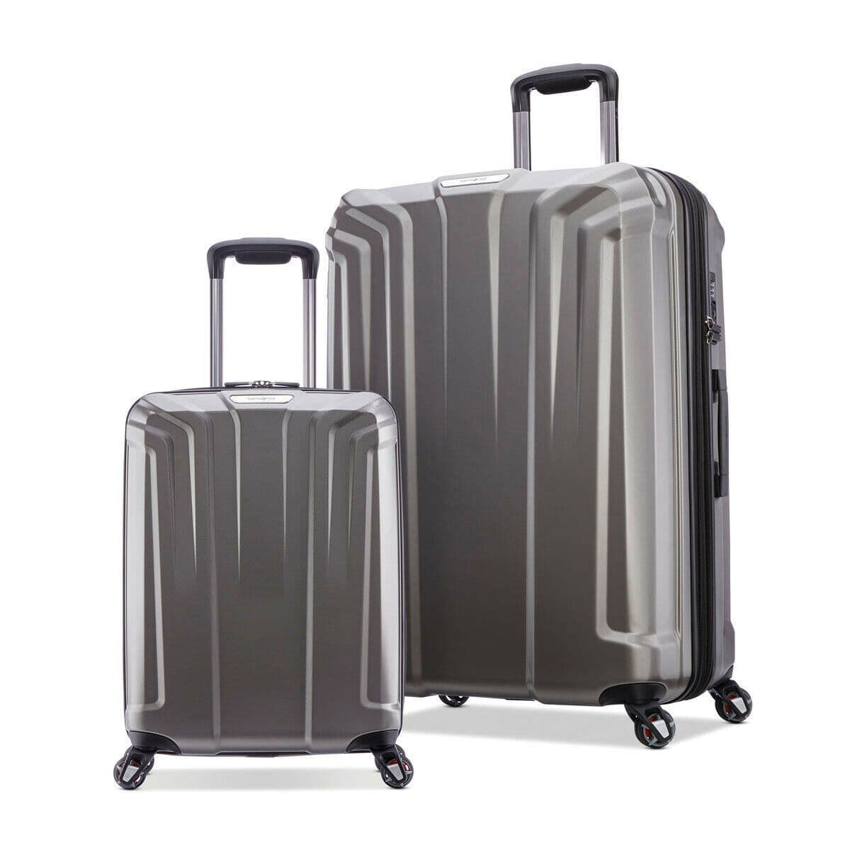 Samsonite Endure 2 Piece Hardside Suitcase Luggage Set 4 Wheel Silver samsonite-endure-2-piece-hardside-suitcase-luggage-set-4-wheel-silver