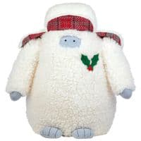 Set of 3 Indoor Soft Plush Yeti Family Christmas Decorations 2.4ft XMAS Trio