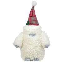 Set of 3 Indoor Soft Plush Yeti Family Christmas Decorations 2.4ft XMAS Trio