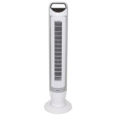 Seville Digital Ultra Slimline Energy Saving Tilt Tower Fan with Remote Control