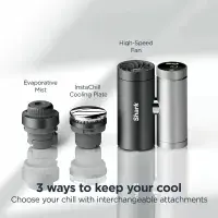 Shark FA022UK ChillPill 3-in-1 Fan, Mist & InstaChill System Carbon