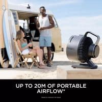 Shark FlexBreeze HydroGo Misting Fan in Charcoal FA050UK