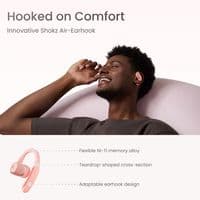 Shokz OpenFit Air Open-Ear Headphones Pink Earbuds